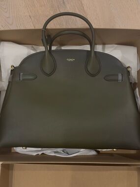 Coach Soft Empire Carryall Bag 40 in Olive Green | Brand New with Gift Box